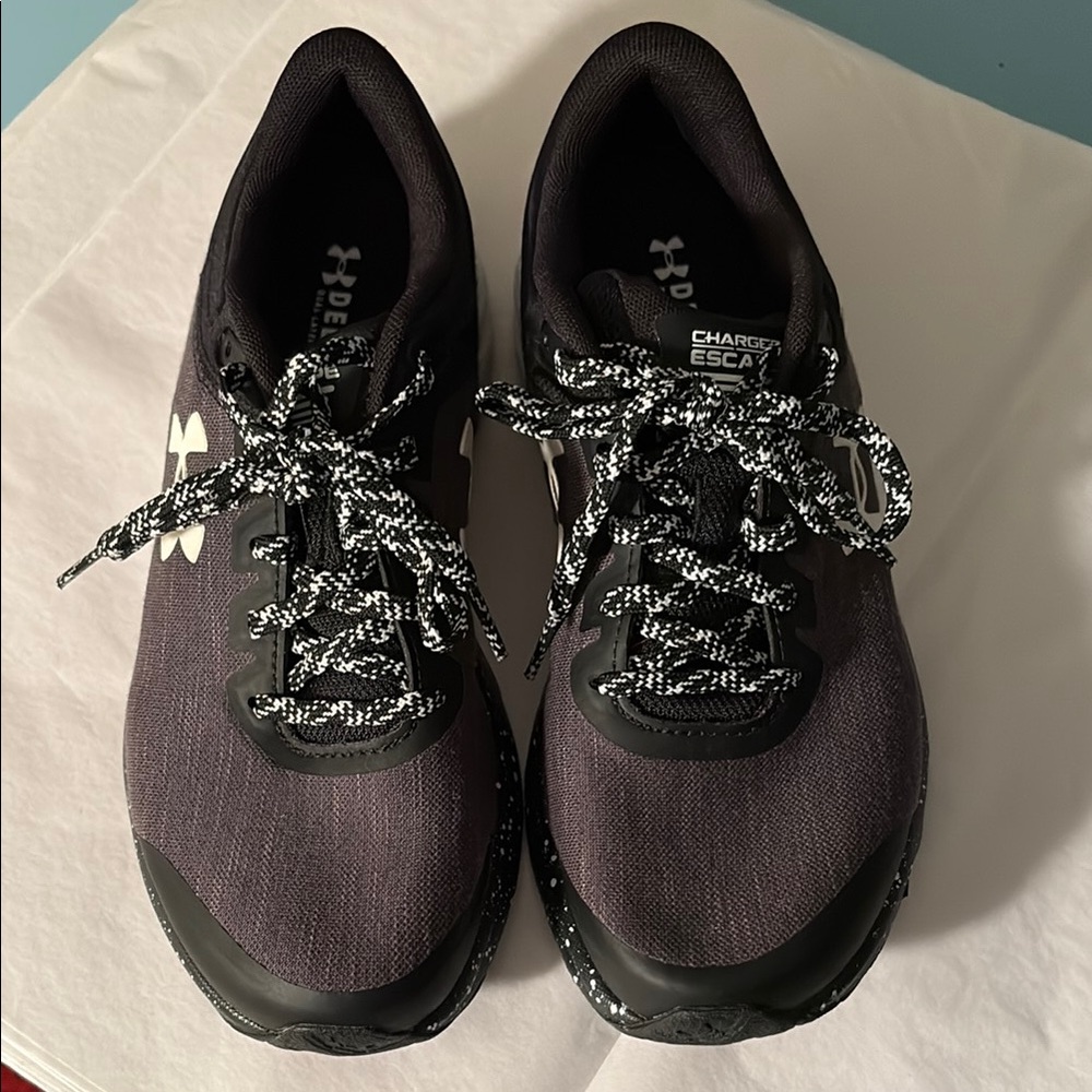 Under Armour Charcoal Sneakers with White Details